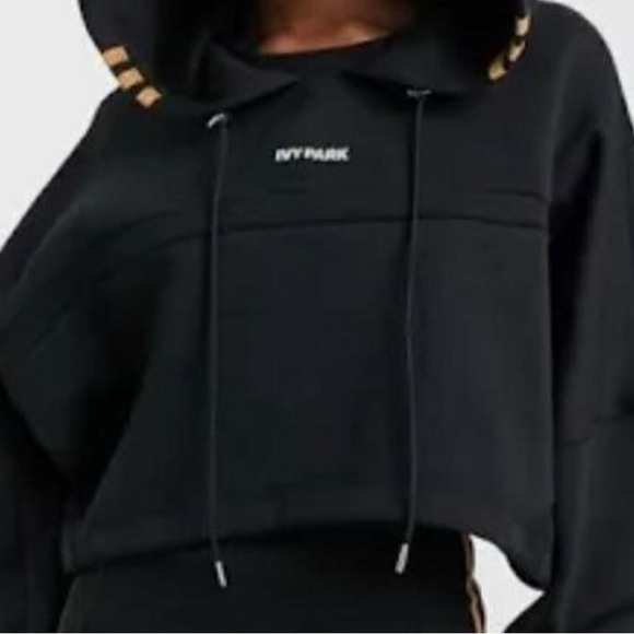 Adidas x Ivy Park Cropped Hoodie Size Medium - Picture 6 of 6